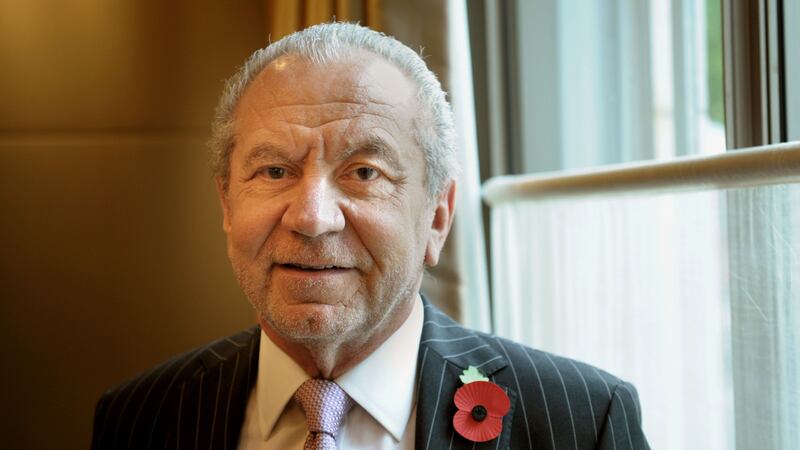Lord Sugar forgot to add a photo to his tweet, so the internet filled in the blanks.
