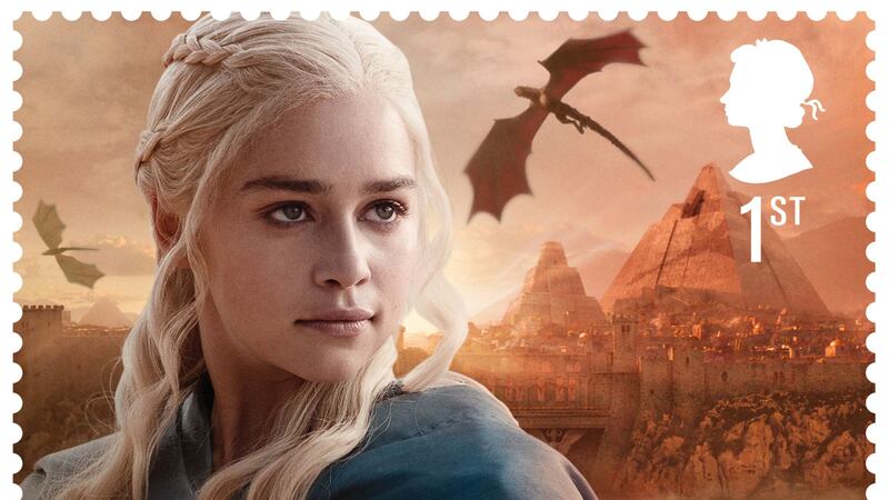 The stamps highlight British contributions to Game Of Thrones.