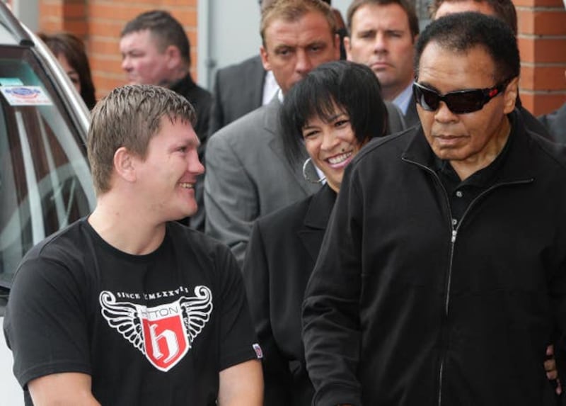 Muhammad Ali visited the UK in 2009