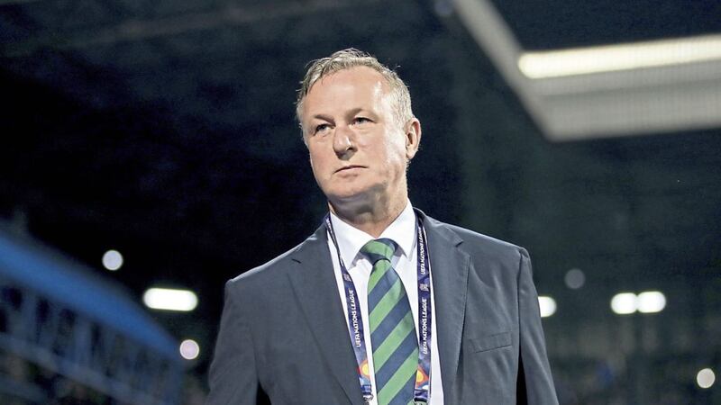 Michael O&#39;Neill may still be Northern Ireland manager if they return to Bosnia &amp; Herzegovina in June for a Euro 2021 play-off. 