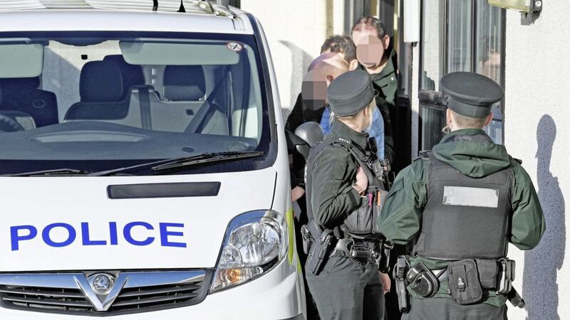 Police were called to the out of hours GP unit at Craigavon Area Hospital. Picture: Alan Lewis, PhotopressBelfast.co.uk 