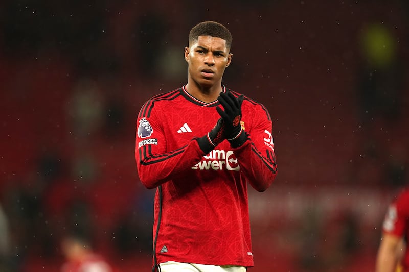 Marcus Rashford is in contention for Manchester United’s trip to Wolves