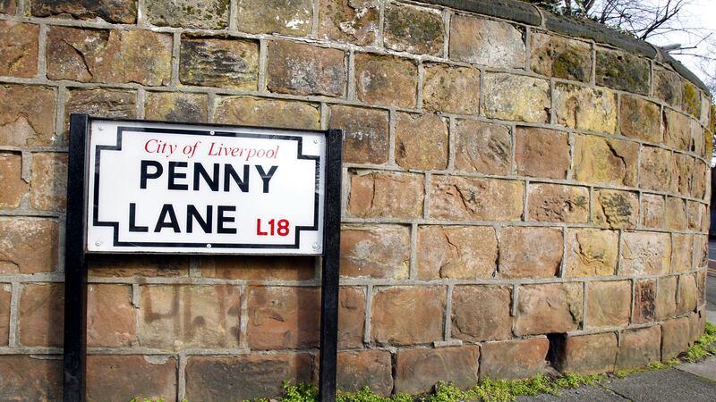 Penny Lane was made famous by the Beatles song of the same name (PA)