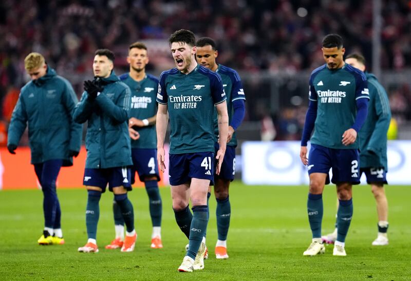 Arsenal were knocked out of the Champions League by Bayern Munich .
