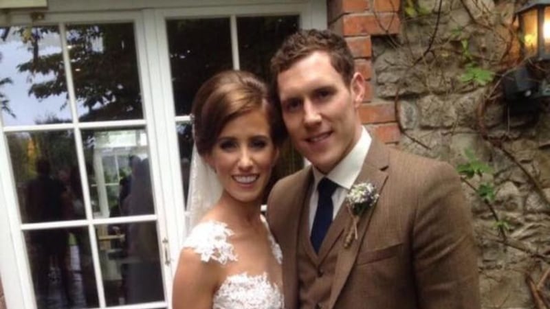 John McAreavey and Tara Brennan pictured on their wedding day 