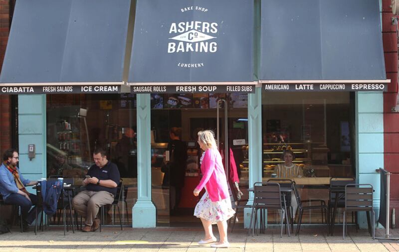 Ashers bakery in Belfast today. Picture by Hugh Russell&nbsp;