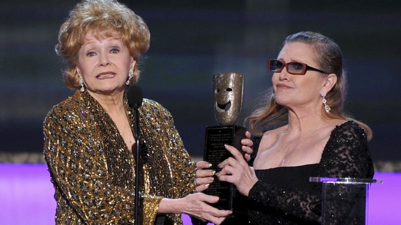 Stars mourn Carrie Fisher and Debbie Reynolds at LA memorial service