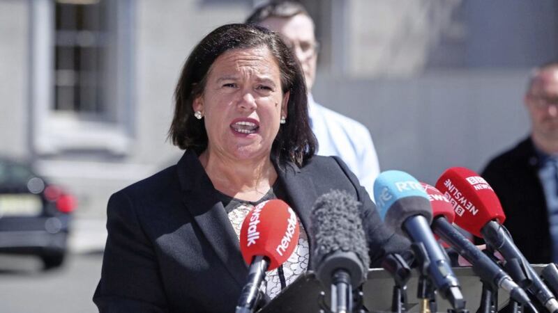 Sinn F&eacute;in&#39;s Mary Lou McDonald. Picture by Niall Carson/PA Wire 