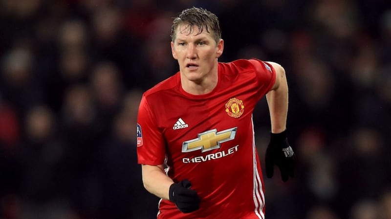 Bastian Schweinsteiger is receiving a lot of love on Twitter after making a rare start and scoring for Manchester United