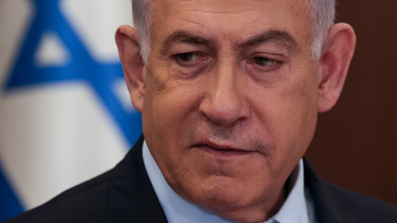 Israeli PM Benjamin Netanyahu said the hostages’ killings ‘broke the entire nation’s heart’ (Ronen Zvulun/Pool Photo via AP)