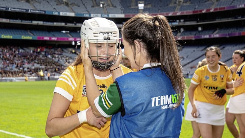 After being part of the Antrim junior team that won the All-Ireland junior title in the summer, Claire Kearney is hoping for a winning return to Croke Park with Down club Clonduff Shamrocks in their All-Ireland Intermediate Club final this weekend Picture: Inpho 