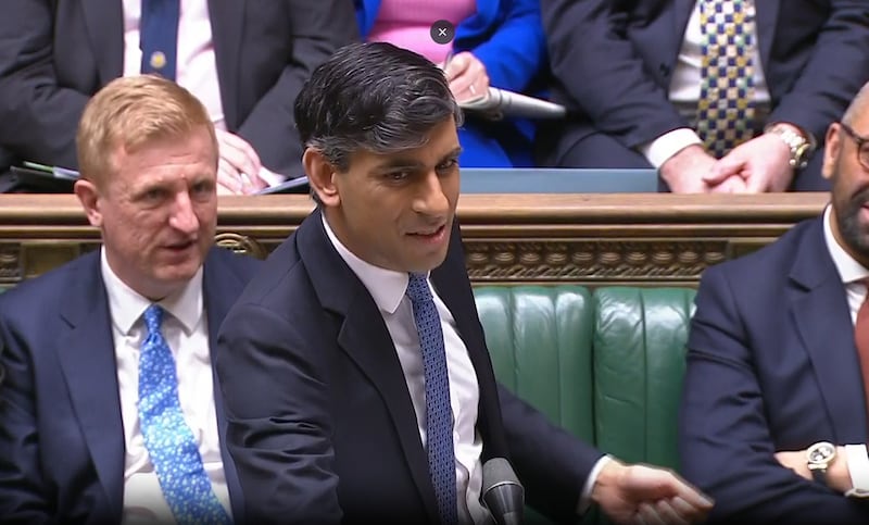 Rishi Sunak said he would not let a foreign court block the UK’s ability to send people to Rwanda (House of Commons/UK Parliament)