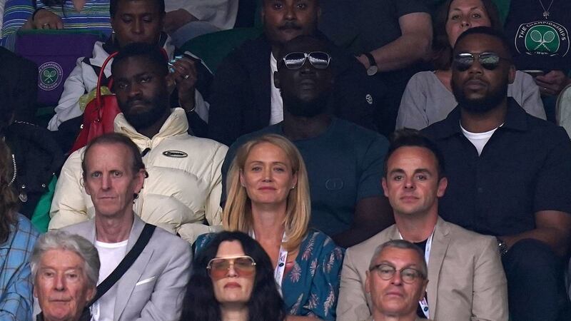 Olly Murs and Ant McPartlin were also pictured in the crowd.