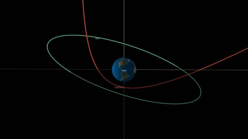 Asteroid 2023 BU will zoom over the southern tip of South America only 2,200 miles above the the planet’s surface.