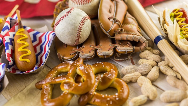 A whopping 7,500 fans hurled mashed potatoes, doughnuts and other foodstuffs at each other.