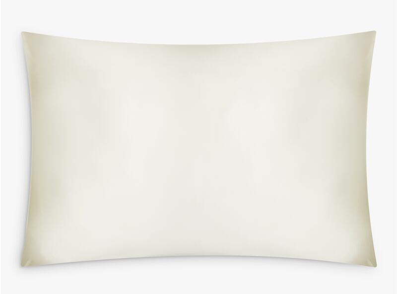 John Lewis Organic Mulberry Silk Standard Pillowcase Natural Cream