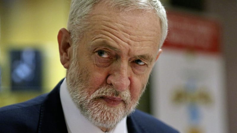 Labour leader Jeremy Corbyn was awarded of the Sean MacBride Peace Prize. Picture by David Cheskin/PA Wire 