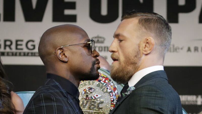 Floyd Mayweather and Conor McGregor are set to lock horns in Las Vegas in the early hours of Sunday morning<br />Picture by PA