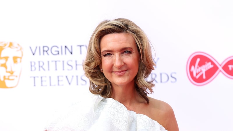The presenter appeared to deliver a message of defiance after her Bafta-winning show was cancelled.
