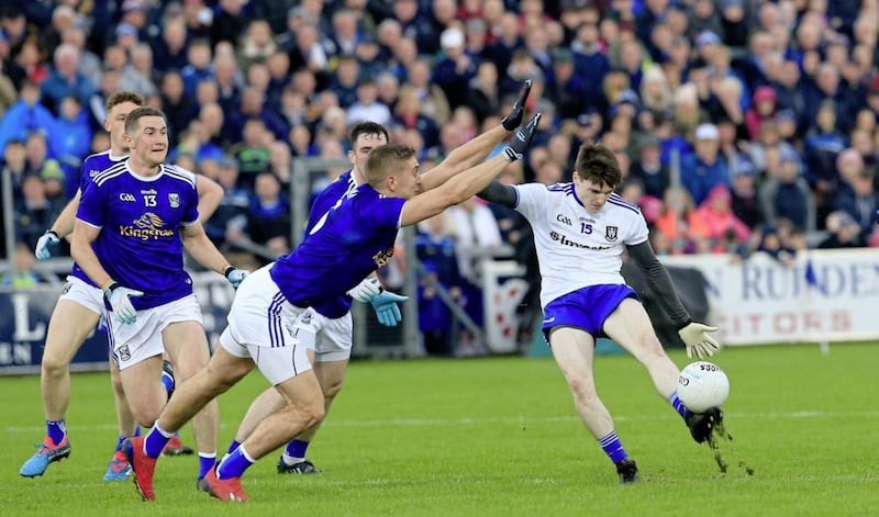 Qualified psychologist Stephen O&#39;Hanlon admits he had gone overboard on his own mental approach to games before Monaghan played Cavan in the 2019 Ulster SFC. Picture by Philip Walsh 