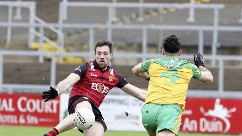 Down&#39;s Niall Donnelly believes they got out of jail against Antrim and will need to reach the same levels of intensity they showed against Tipperary when they take on Fermanagh in Ederney on Sunday Picture: Philip Walsh 
