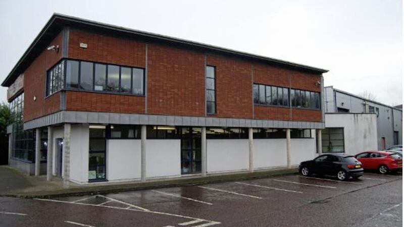 The offices of the Andersonstown News in west Belfast have been put up for sale 
