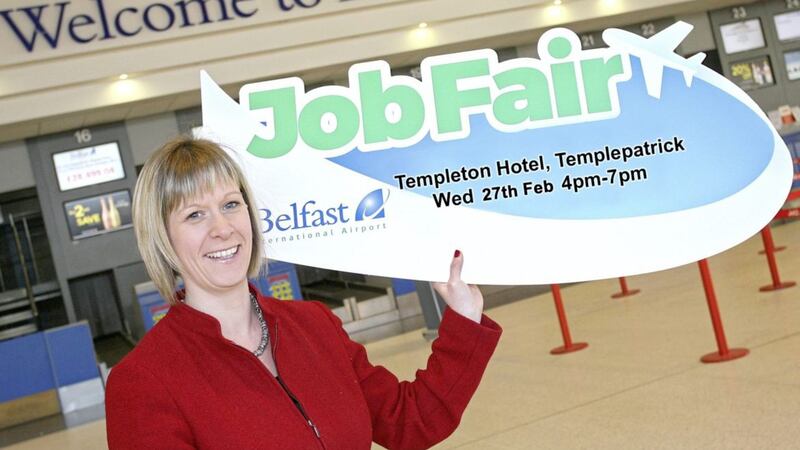 Belfast International Airport&#39;s head of HR Jaclyn Coulter highlights the jobs fair taking place this Wednesday in the Templeton Hotel 