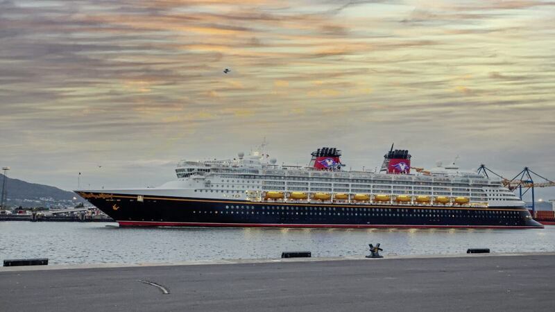 Luxury cruise liner, `Disney Magic&#39; was among the more than 50 different ships which docked in Belfast in the past eight months 