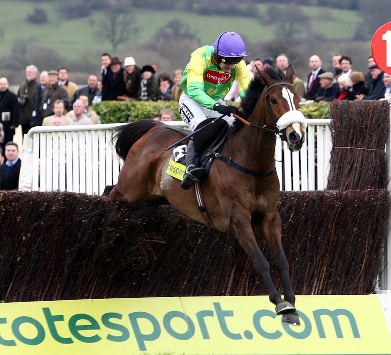 Ruby Walsh on his way to victory in the Cheltenham Gold Cup in 2009