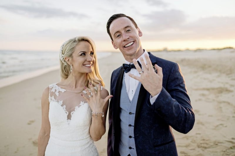 Holly Hamilton and fellow BBC presenter Connor Phillips got married in Portugal&#39;s Algarve region 