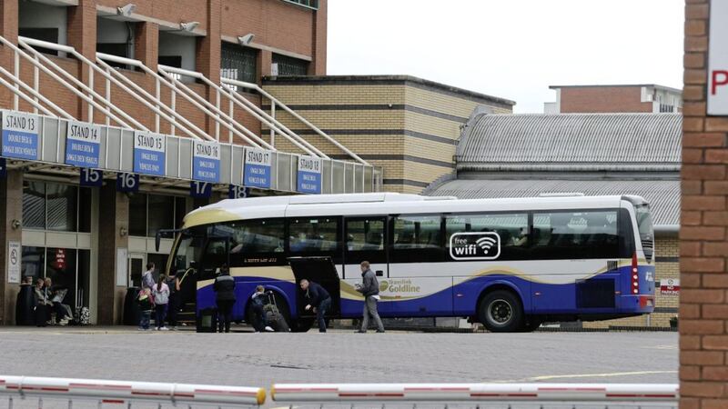 A Translink Goldline bus. The company has said there has been no increase in identity checks on buses between Belfast and Dublin. Picture by Hugh Russell 