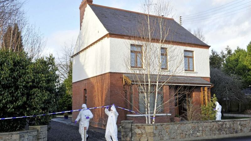 A burglary at an elderly woman&#39;s home on Sydney street, Aughnacloy is being treated as attempted murder after she was found in her garden in a critical condition. Officers believe the 83-year-old lady may have fallen from an upstairs bedroom window while trying to escape while her house was ransacked by four men. Picture Mark Marlow... 