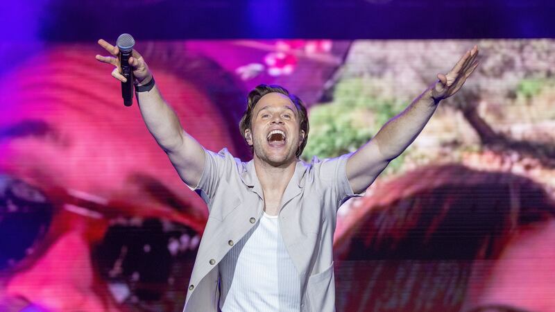 Olly Murs during the Flackstock festival in memory of Caroline Flack at Pangbourne, Berkshire in 2022