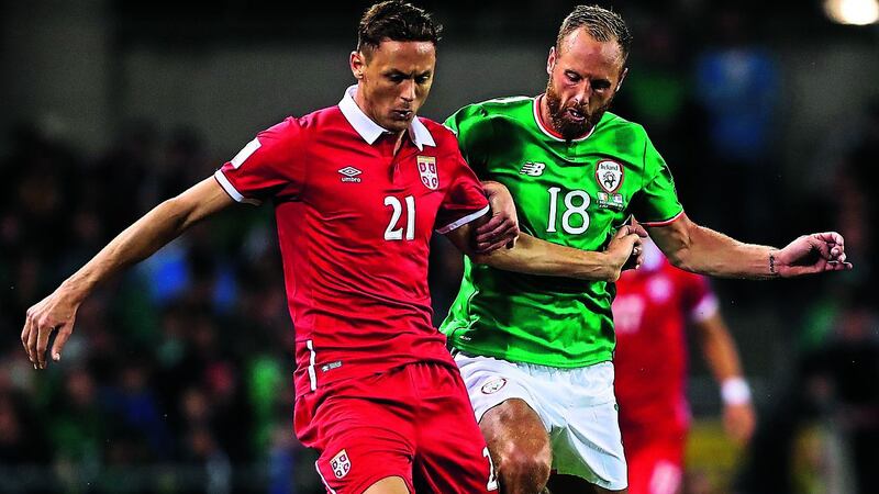 David Meyler's performance in Ireland's 1-0 loss to Serbia has helped to cement his place in Martin O'Neill's midfield