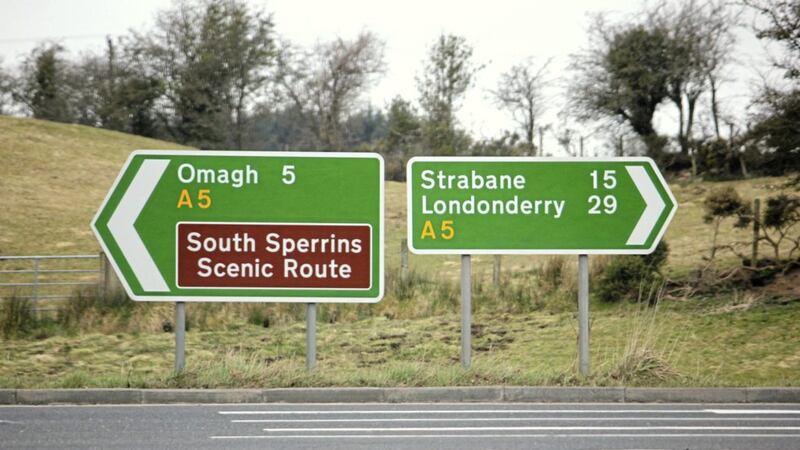 The A5 dual carriageway project would link counties Derry and Tyrone 