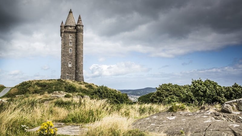 Scrabo Tower, one of Ards and North Down's most famous landmarks.