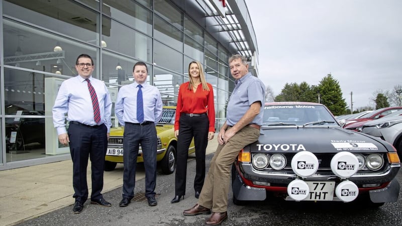 Pictured launching Shelbourne Motors&rsquo; multi-million-pound investment is founder Fred Ward with directors Paul Ward, Richard Ward and Caroline Willis 