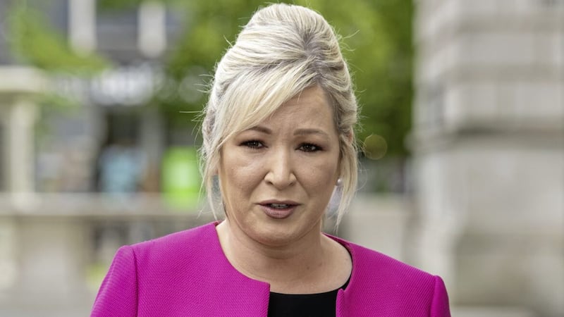 Sinn Féin vice-president Michelle O'Neill said Chris Heaton-Harris has made a "bizarre U-turn"