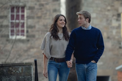 William seen holding hands with Kate in new images from Netflix’s The Crown