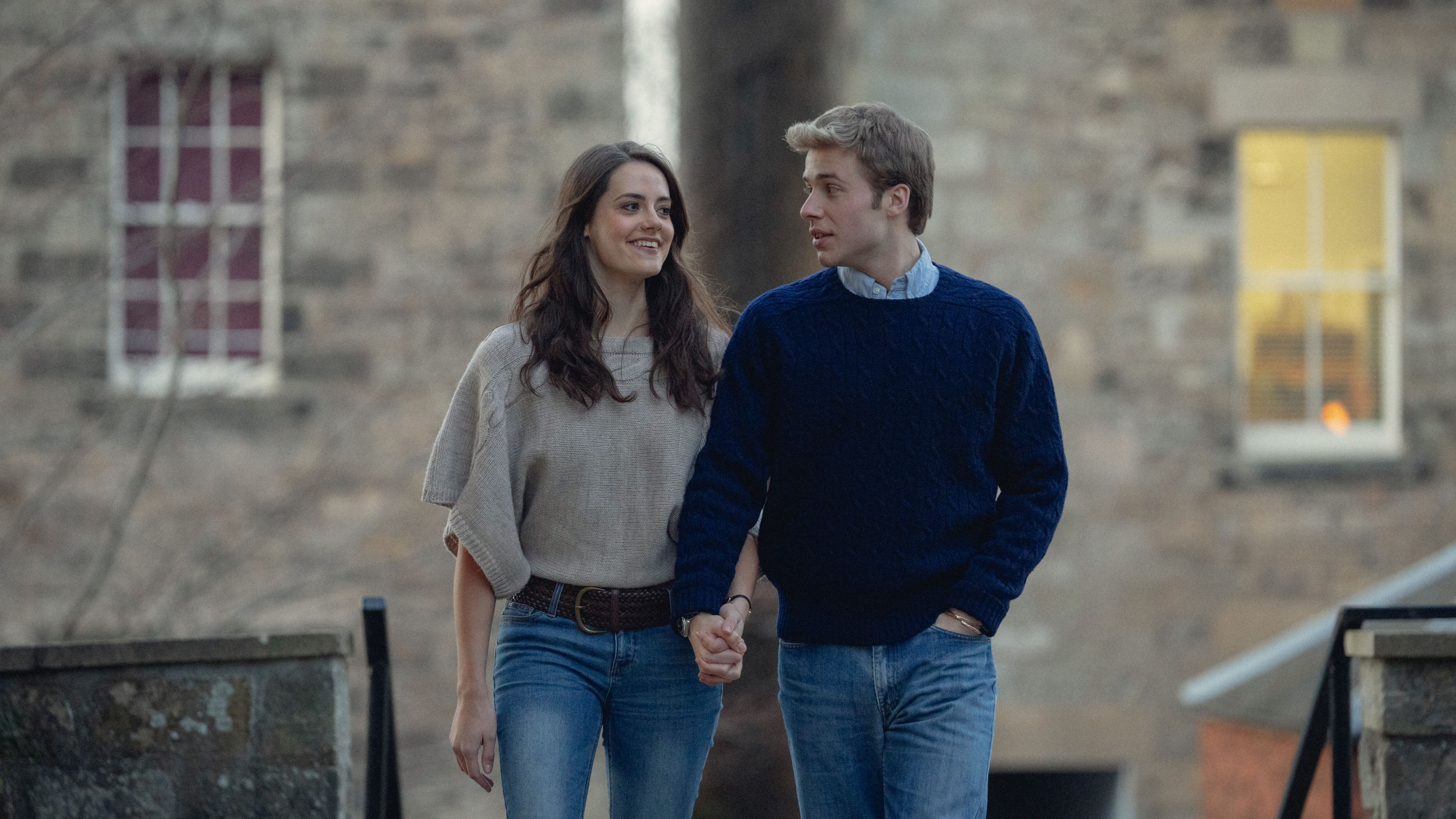 The actors filmed scenes in St Andrews earlier this year, including at locations the couple reportedly used to go to 20 years ago.