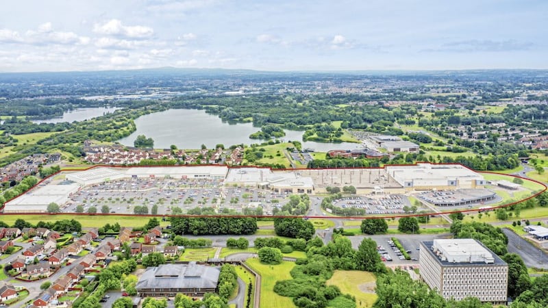 Rushmere shopping centre and retail park, which has gone on the market for &pound;57 million 