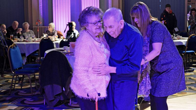 David Pratt, 85, arranged the dance with his 84-year-old wife Sheila at the Beach Ballroom in Aberdeen, where they met in 1952.