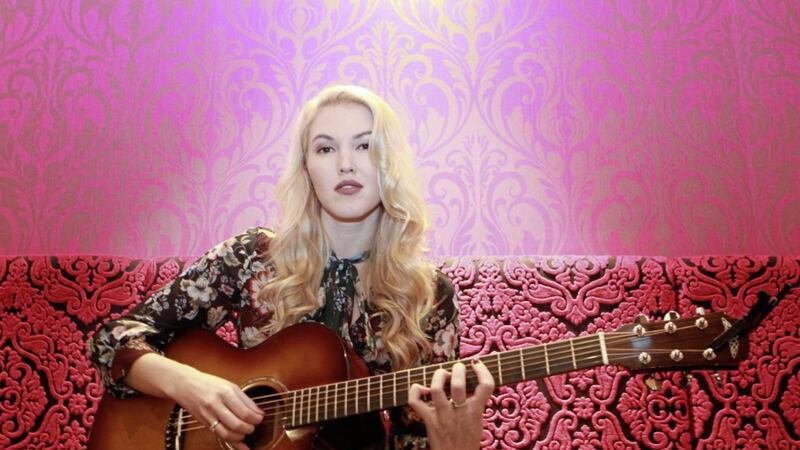 Ashley Campbell in Belfast for the launch the 14th Panarts Belfast Nashville Songwriters Festival Picture: Matt Bohill 