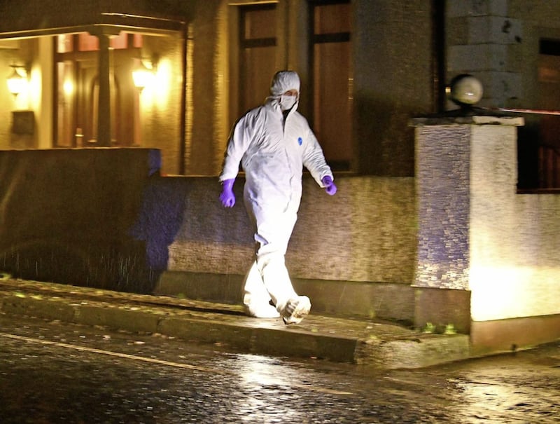 The scene where David Murphy was found dead in Glenwherry.&nbsp;Picture by&nbsp;Alan Lewis, Photopress