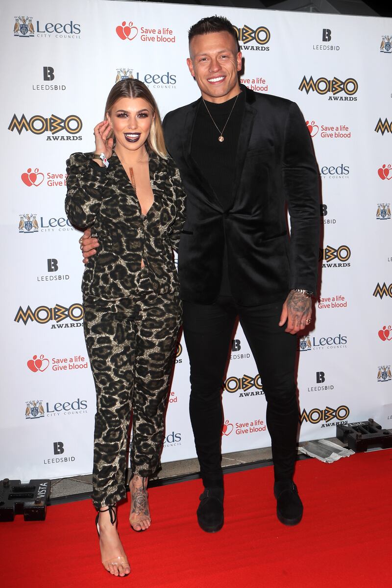 Hollyoaks stars serve up some glamour at the Mobos