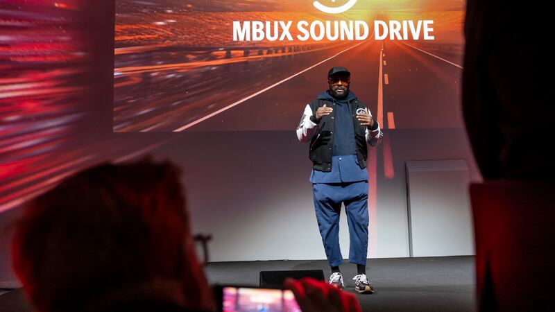 Will.i.am launches MBUX Sound Drive at CES