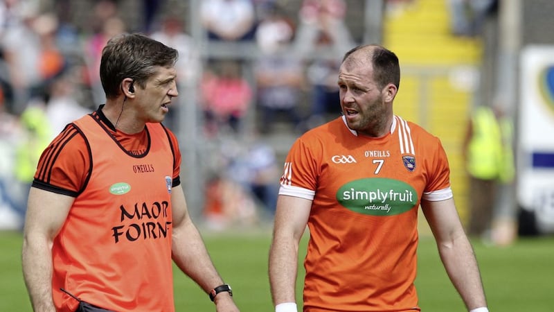 New Armagh U17 manager Ciaran McKeever will be working closely with Orchard boss and former team-mate Kieran McGeeney in 2019. Picture by Philip Walsh 