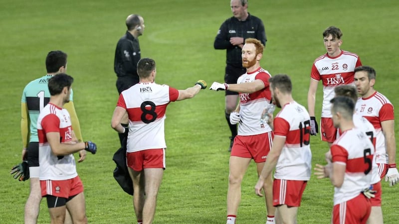 Along with Emmett Bradley, Conor Glass lorded midfield for Derry against Longford 