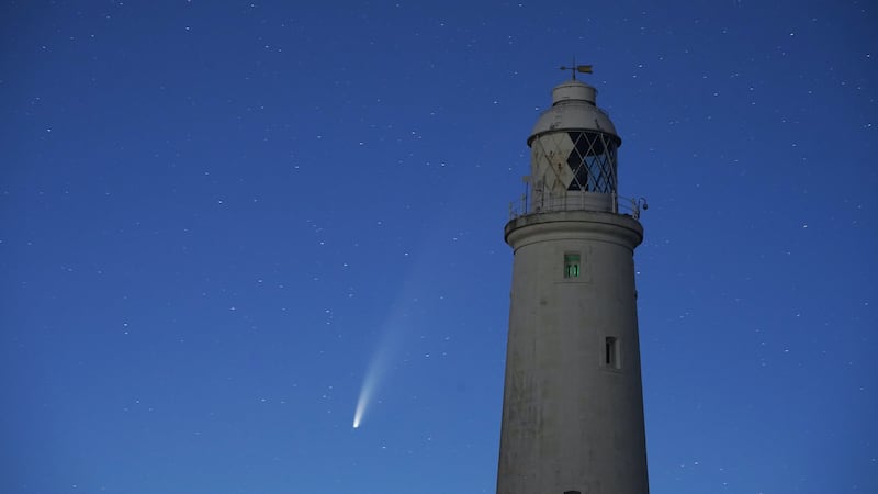 PA news agency photographer Owen Humphreys captured the Neowise comet from Whitley Bay, North Tyneside, in the early hours of Tuesday.
