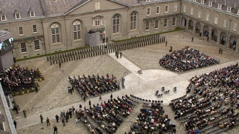 The National Day of Commemoration ceremony at Royal Hospital Kilmainham in Dublin 